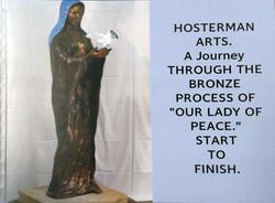 Our Lady of Peace - The process of creating this commissioned bronze sculpture